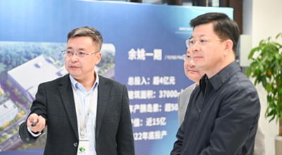 余姚市市长沃勇特一行莅临宁波竞技宝jjb调研指导工作